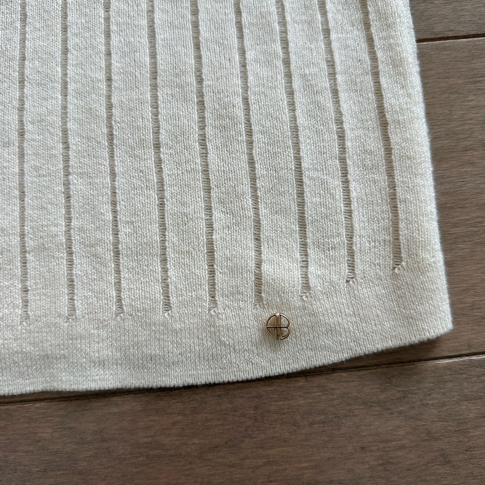 Anine Bing Noel Ribbed Tank Top - Picture 3 of 5